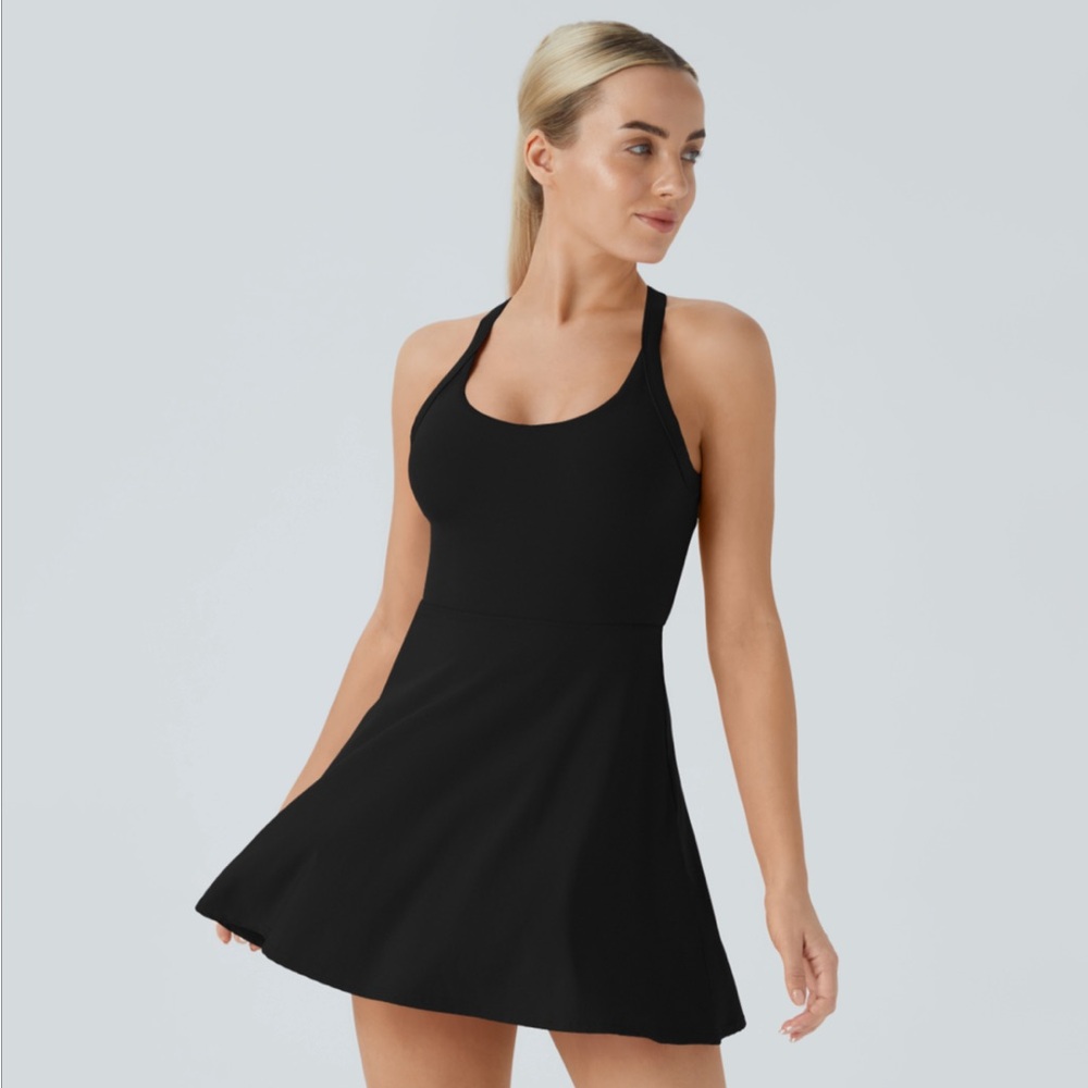 HALARA Backless Twisted Active Dress